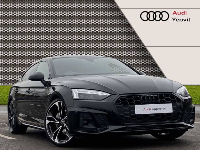 Audi A5 Sportback 2.0 Black Edition 40 TFSI  204 PS S tronic Hatchback Petrol Mythos black, metallic